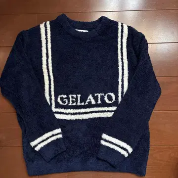 GELATO PIQUE 네이비 맨투맨