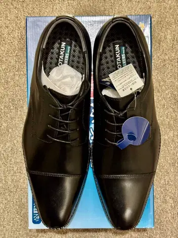 [ 미사용 ] 료타 군 블랙 본 소가죽 스트레이트 팁 드레스 신발