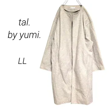 [탈바이유미] 노카라 롱 코트 라이트 코트 경량 빅 사이즈 LL