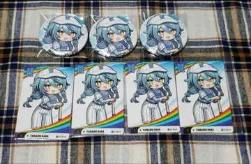 니지호로 교류전 캔뱃지 타마노이 나나 트레이딩 카드