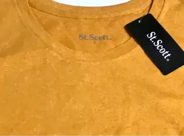 New St.Scott 1장 반팔 티셔츠 L 사이즈 머스타드