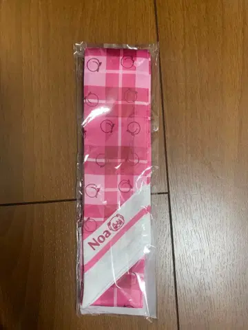 컬러풀 피치 노아 리본 스카프