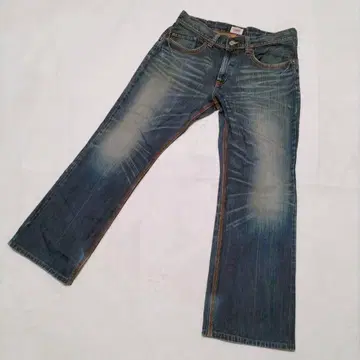 EDWIN 인디고 블루 스트레이트 데님 36