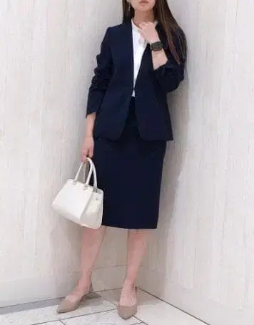 PLST 플라스테 트리아세테이트 블렌드 칼라리스 자켓 + 스커트 셋업