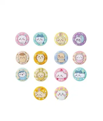 치이카와 자수 캔뱃지 컴프 전 종류 컴플리트