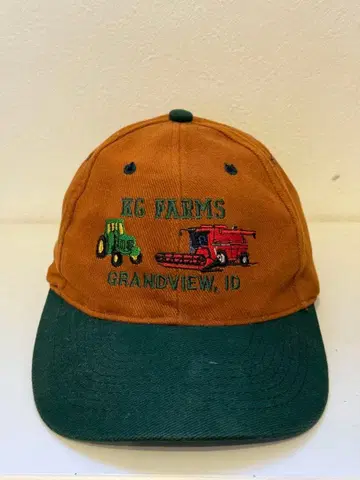 KG FARMS 트래커 캡 트랙터 자수