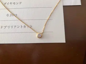 [ 상자 없음 ] ete 다이아몬드 0.2ct 목걸이