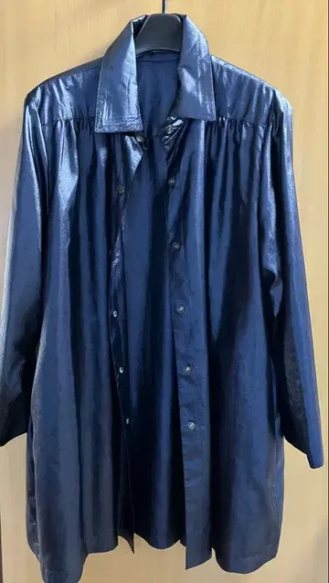 일본제 나일론 롱 코트