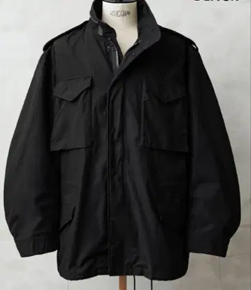 새상품 M-65 필드 자켓 블랙 밀리터리 자켓 L