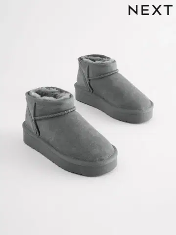 미사용 새상품 NEXT 어그 부츠 그레이