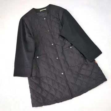 CROCODILE 크로커다일 퀼팅 자켓 블랙 3L