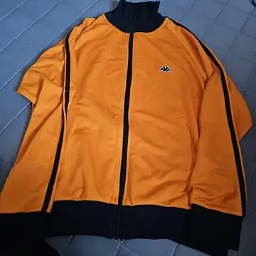 카파 오렌지 집업 저지