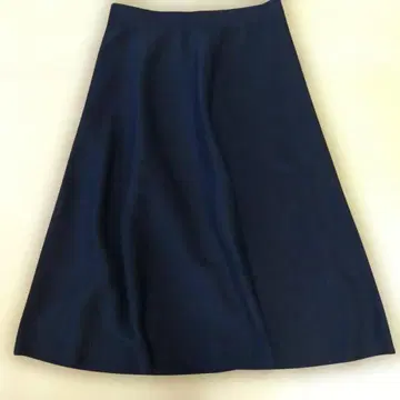 네이비 플레어 스커트 허리 40