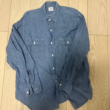 60s BIG MAC 샴브레이 셔츠 16 사이즈