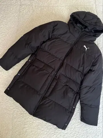 PUMA 블랙 여성용 다운 자켓 L