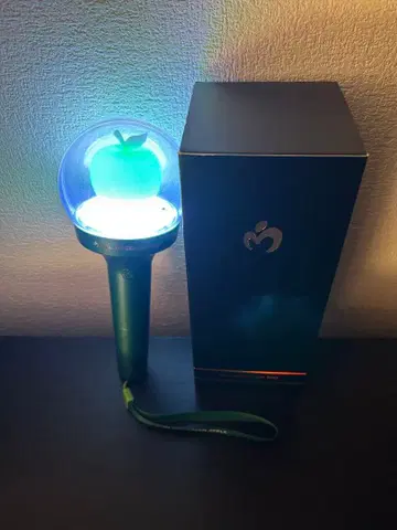 미세스 그린애플 응원봉 사과봉 고무밴드 라이트 스틱