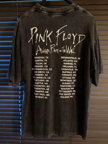 핑크 플로이드 THE WALL 밴드 티셔츠