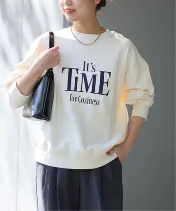 relume It's TIME 로고 맨투맨 레리움