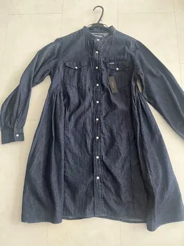 Wrangler 다크 블루 데님 원피스