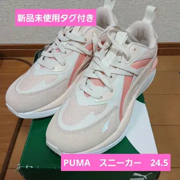 [택 포함 새상품] 푸마 여성용 24.5cm 스니커즈 핑크