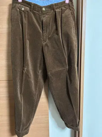 빔즈 2 Pleats Tapered Corduroy