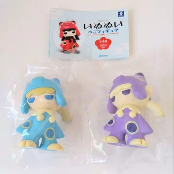 강아지 인형 소 피규어 2점 묶음 판매 가챠가챠