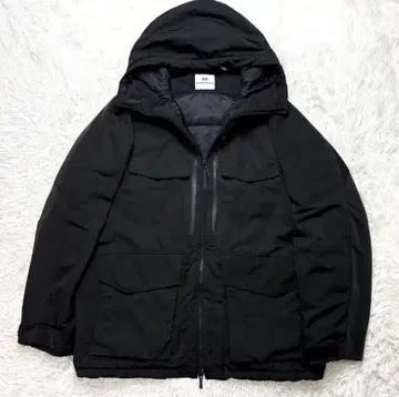 유니클로 x 화이트 마운티니어링 다운 자켓 L 블랙