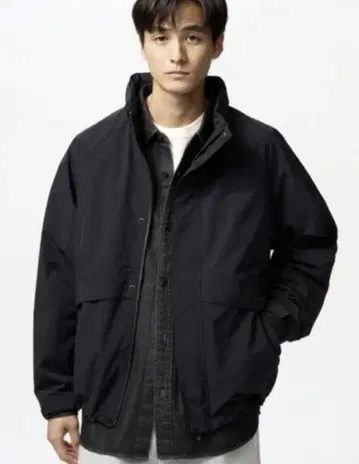 UNIQLO 윈드프루프 스탠드 블루종 XL