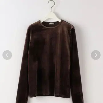 Steven Alan VELOUR LONG SLEEVE PULLOVER