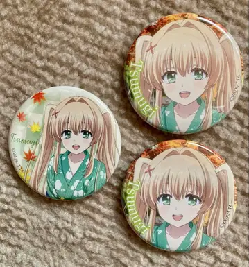 summerpockets 아틀레 츠무기 벤더스 캔뱃지 3종 세트