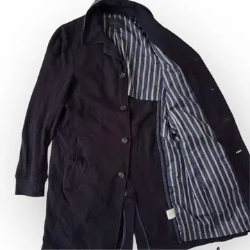 LOUNGE LIZARD 라운지 리자드 코트 코튼 블랙 L 사이즈