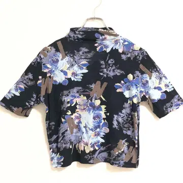 MANIN ROSSO 티셔츠 (FREE) 블라우스 하이넥 꽃무늬 올 패턴