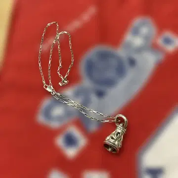 레어 실버 925 벨 목걸이