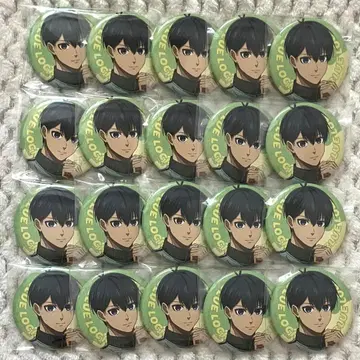 블루 록 이사기 요이치 캔뱃지 파스텔 의류