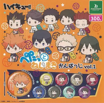 하이큐!! 페니트 나사 돌리기 캔뱃지 vol.1