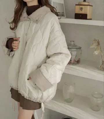 Ambre Neige 리버서블 퀼팅 자켓 아우터