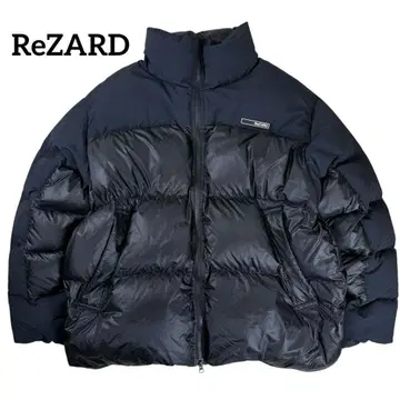 ReZARD 리자드 히카루 다운 자켓 상태 좋음 사이즈 L 화이트 블랙