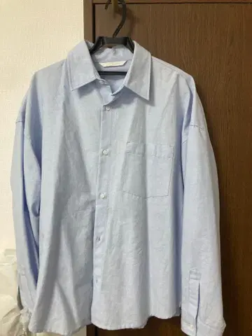 ZARA M 사이즈 라이트 블루 긴팔 셔츠