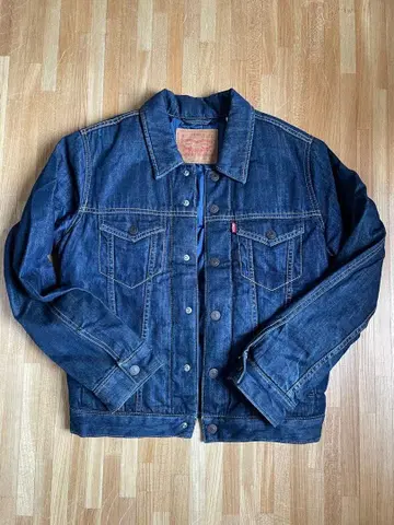 Levi Strauss & Co. 다크 블루 데님 다운 자켓