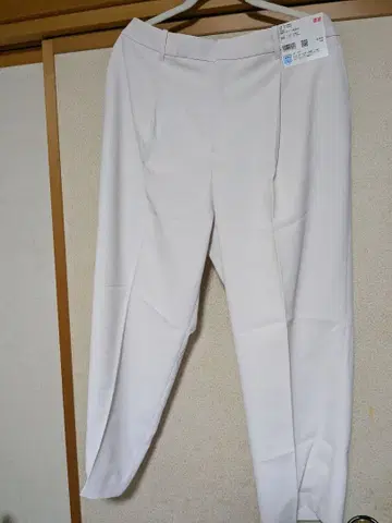 UNIQLO 여성용 캐주얼 팬츠 3XL 화이트