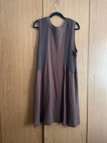 HIROKO BIS 브라운 오버롤 스커트 빅 사이즈 17호