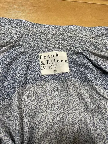 Frank & Eileen 꽃무늬 긴팔 셔츠 M