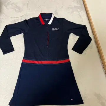 TOMMY HILFIGER 골프 긴팔 폴로 원피스 L