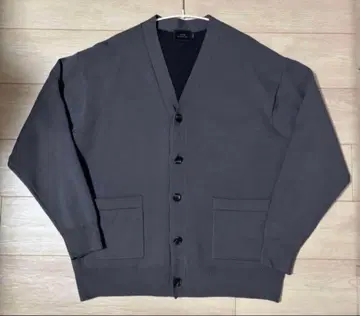 [ SLICK ] 스릭 더블 에어 니트 가디건 그레이 사이즈 1