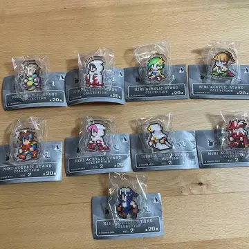 파이널 판타지 픽셀 리마스터 미니 아크릴 스탠드 9체 세트