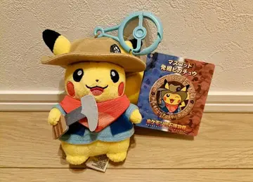 미사용 새상품 발굴 피카츄 마스코트 포켓몬 화석 박물관