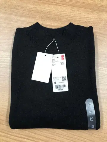 새상품 유니클로 캐시미어 스웨터 니트 캐시미어 캐시미어 모크넥