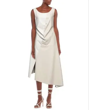 스포트 맥스 가죽 원피스