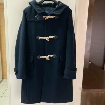 HUMAN WOMAN 네이비 더플 코트