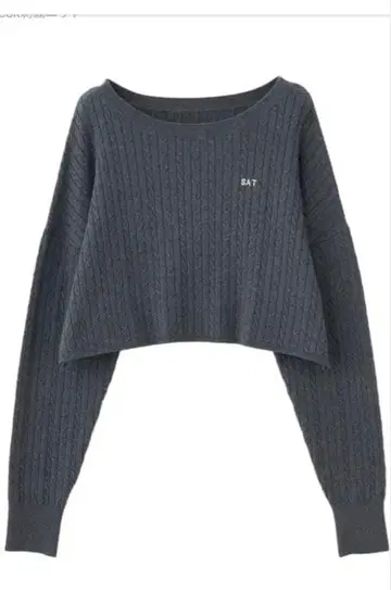 [ COCO DEAL ] 케이블 week 자수 니트